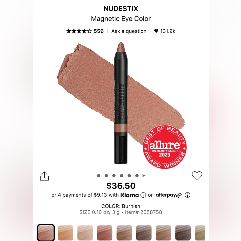 Nudestix Magnetic Eye pencil - Burnish